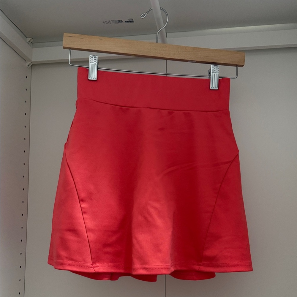 Red Mini Skirt